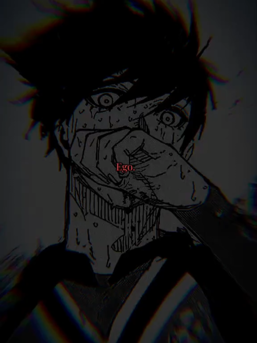 Ego 🗽⚡#bluelock #anime #ego #mentalidad #egocentrismo #fyp #paratii #textorojo #edit 