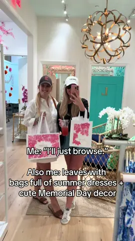 Me: “I’ll just browse.” Also me: leaves with bags full of summer dresses + cute Memorial Day decor Alpharetta, you did what needed to be done. #ShopWithMe #AlpharettaVibes #LillyPulitzer #JcrewStyle #HomeGoodsHaul #TikTokLifestyle #SummerOutfits #RetailTherapyTok