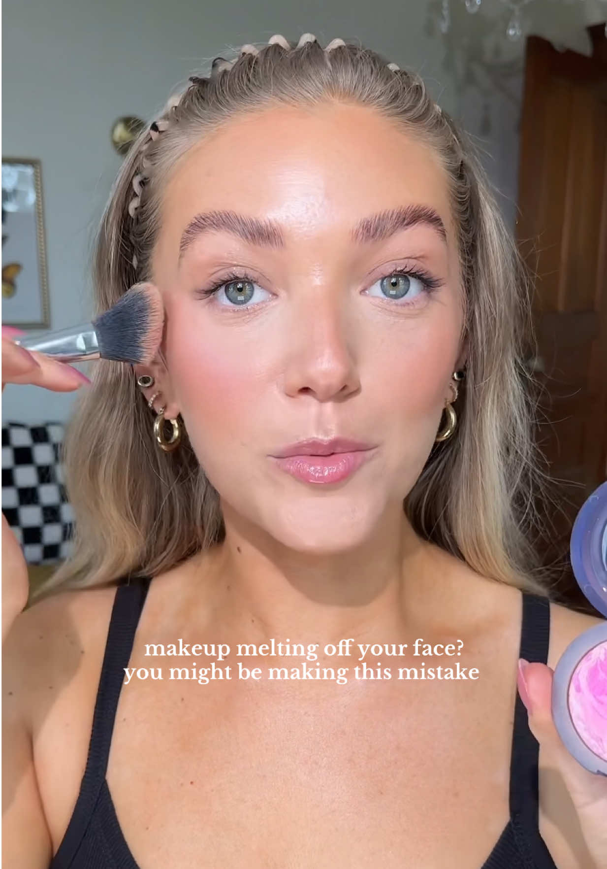 No makeup meltdowns this summer!!! #longlastingmakeup #makeuptips 