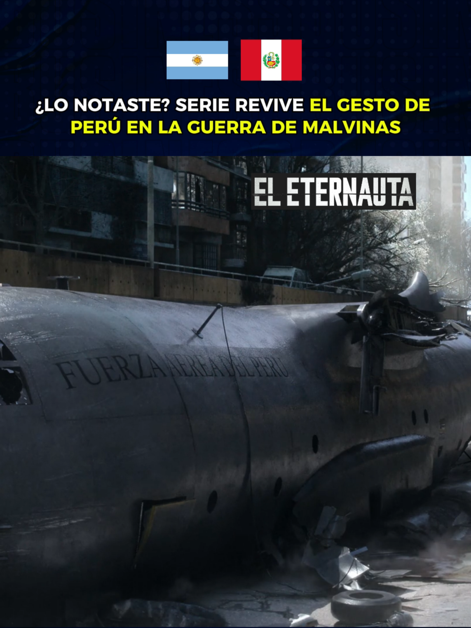 Descubre el homenaje oculto a Perú en la serie El Eternauta!#noticiastiktok #noticias #armadaargentina #argentina #fuerzaaereaargentina #perú #ejercitodelperu #marinadeguerradelperu #fuerzaaereadelperu #peruargentina🇵🇪🇦🇷