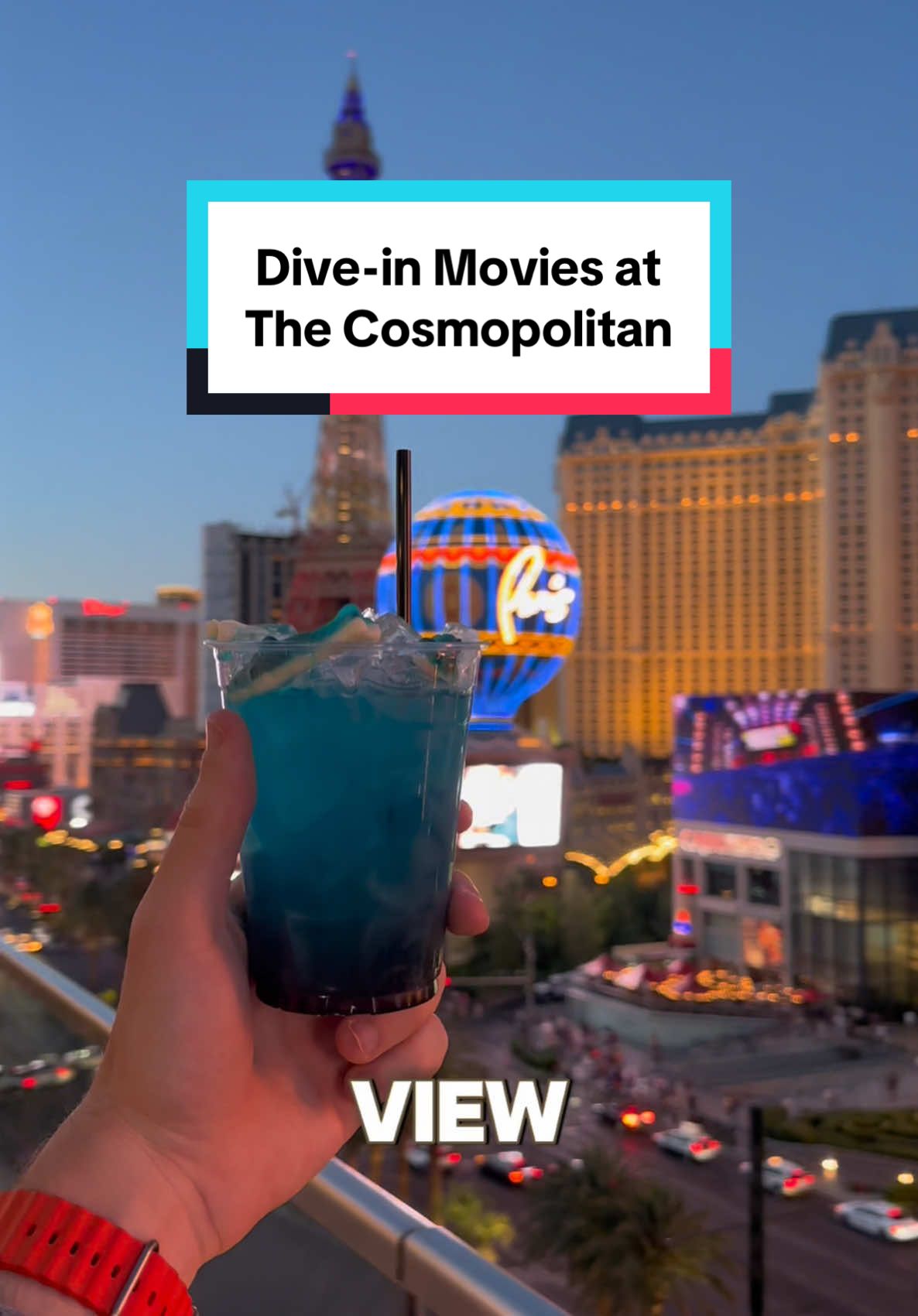 Dive-in movies are back on the Strip @The Cosmopolitan of Las Vegas. Take a screenshot of the movie schedule. 🎥🍿 #LasVegas #VegasPoolSeason #ThingsToDoInVegas 