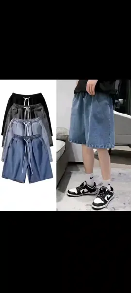 Shorts for Men Denim Shorts Casual Pants Loose Fitting Black jorts Blue Jeans Korean Wide Leg jorts Korean Beach jorts for men Fashion Baggy Denim Shorts Elastic waist Menswear Lingerie Human Trouser Tropical Beige Plain #tiktokaffiliatemarketing #buynow 