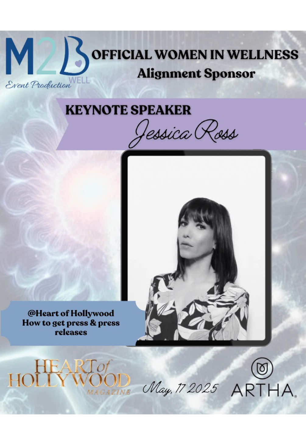 I’m so excited to be speaking at Women in Wellness at Artha this Saturday, 5/17! Join me on the Press and Purpose Panel as we talk about how press releases, storytelling, and media visibility can elevate your brand and your mission. From PR and social media to hosting and acting, I’ll be sharing real strategies and personal insights!☀️ Tickets are still available— & you can save $20 by using the code PresswithJess 💝 Reserve your ticket now at http://www.eventbrite.com/e/1305049380829/?discount=PresswithJess @M2B Wellness Spa & Media ✨  #WomenInWellness #m2bwellness #ArthaWellness #JessicaRoss #PressAndPurpose #PRTips #MediaVisibility #health #wellness #beauty  #EmpoweredWomen #advice #panel #acting #socialmedia #fashion #WellnessEvents #laevents #may17th #may2025 #publicrelations #tv #film #media #spring2025 #event #events 