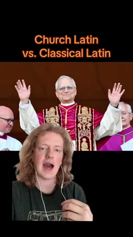 Difference between church Latin and classical Latin. #linguistics #language #latin #pope #catholic 
