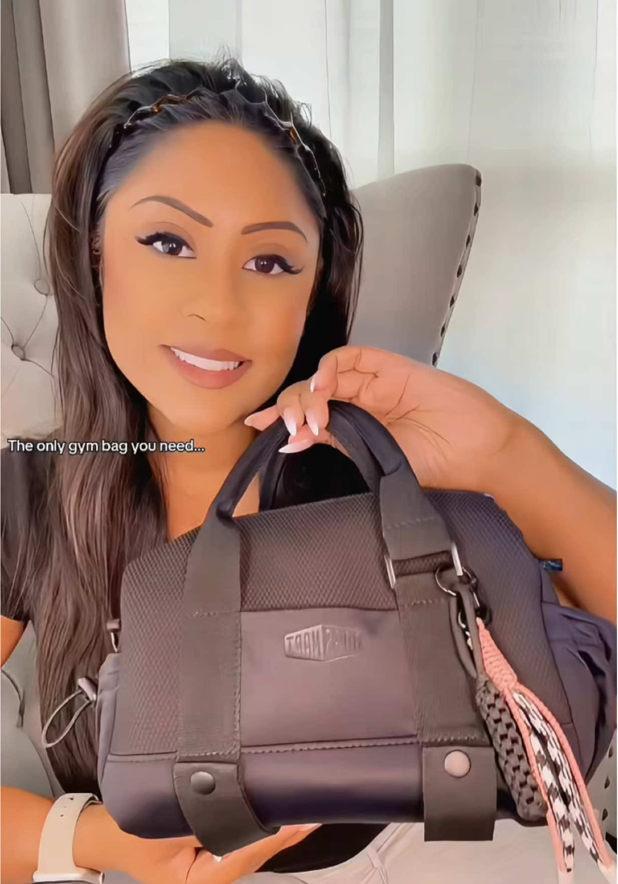 The gym bag that matches my energy—literally. Stylish & functional. #BagSmartPartner #ReikiLifestyle #GymAesthetic #ContentCreatorMustHave #gymbag @BAGSMART #bagsmart 