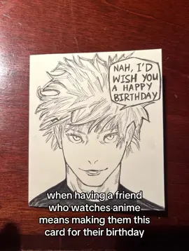 ref by @andrace ive made someone the nanami one too #gojo #gojousatoru #satoru #jujutsukaisen #jjk #birthday #birthdaycard #satosugu #animefyp #fypシ゚viral 