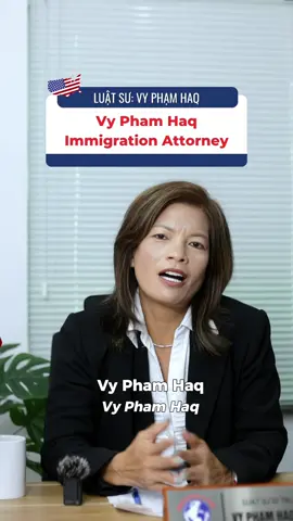 I’m Vy Pham Haq - Immigration Attorney #usvisa #usimmigration #immigration #sponsorship #uscis #immigrationattorney  #immigrationofficer  #immigrationlawyer 