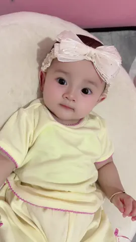 Allahummabarik, Baby Chafa 6 months 👶🏻🥰🌸 #bayilucu #bayigemes #babygirl #outfitideas #outfitbayi #allahummabarik #fyp