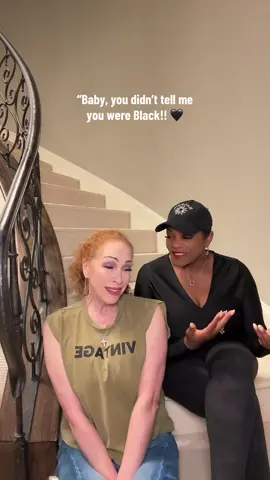 Got married and everything! It’s on now. 🫢🖤🧡 #tracieandcheryl #theaunties #ginger #blackgirlmagic #funny