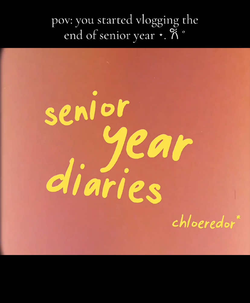 this intro took me so long to make but oh well its for the memories⋆˚࿔ #senioryear #vlogs #Summer #fyp #classof2025 yt:chloebredor (im scared to post this)