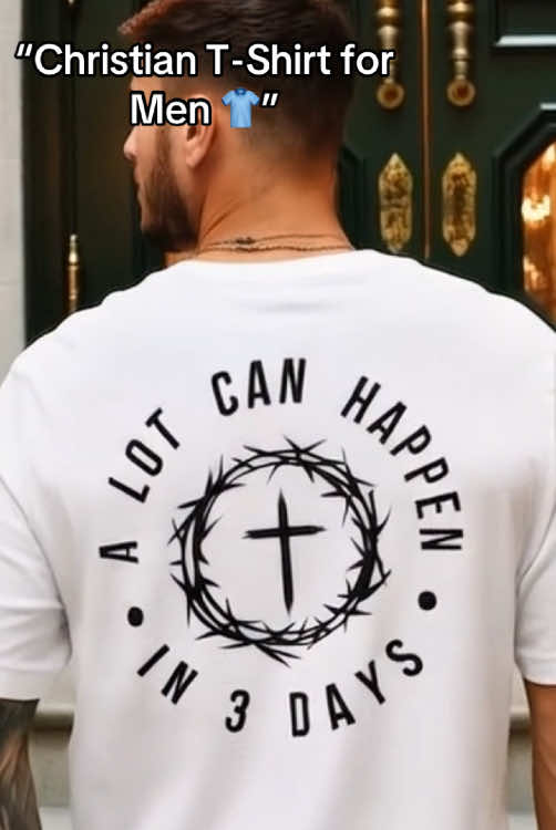 Christian Shirt for Men #jesuschrist #jesusshirt #christianshirts #christiantiktok #tshirt2025 #Faith #FaithFit #Godshirt #viral #fpy 
