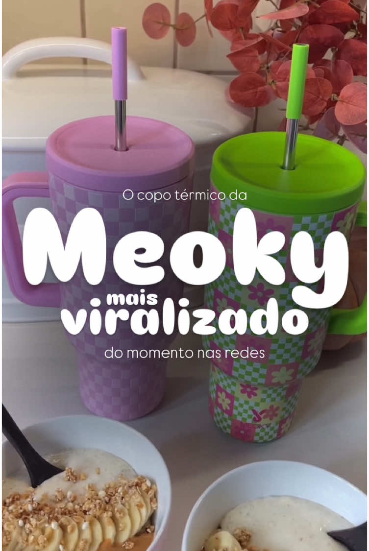 O copo térmico Meoky mais viralizado do momento chegou na TikTok Shop Brasil, com um super desconto e você não pode ficar de fora dessa!✨🩷😮‍💨 #meoky #copotermico #tiktokshop #TikTokShopChegou #fyp 
