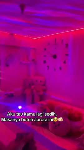 #fyp #tiktok #lampuaurora #lampukamar #kamarpink #kamaraestetic 