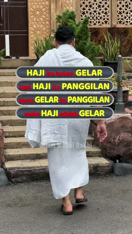 tinggalkan yang meragukan, jika mantap ada kebaikan dg gelar maka lanjutkan.  #manasikhaji #manasikumroh 