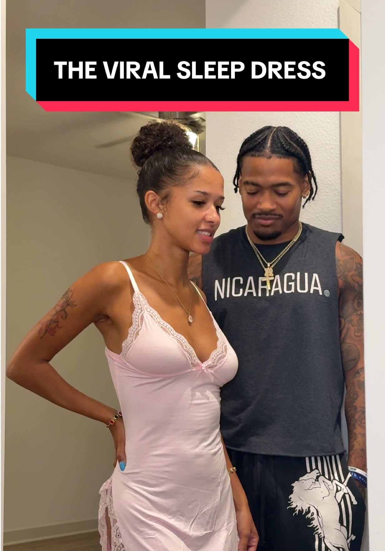 Viral Sleep Dress #dress #nightgown #nightroutine #sleep #cute #couples #goals #nightdress 