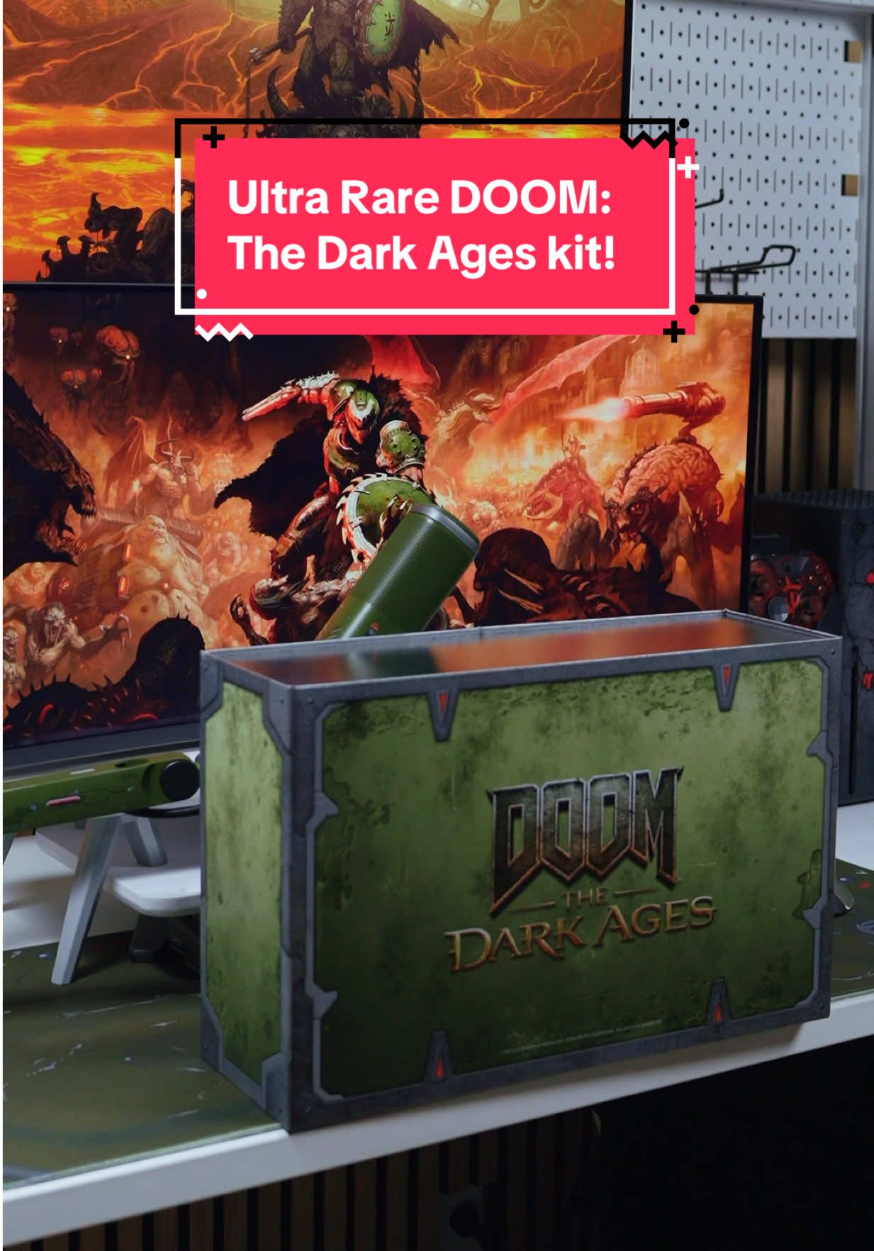Yesterday, I attended my very first gaming event thanks to my friends over at @Xbox and @Bethesda. They completely surprised us with this amazing, one-of-a-kind package. What better way to celebrate early access to DOOM: The Dark Ages than with this incredible care package? Should I giveaway the extra Doom Controller? 🤔 —————— Hashtags: #doomthedarkages #doom #doomgame #doomguy #GamingSetup #xboxgaming #xboxgamepass #bethesda #xboxcontroller #controllers  @Bethesda @Xbox 