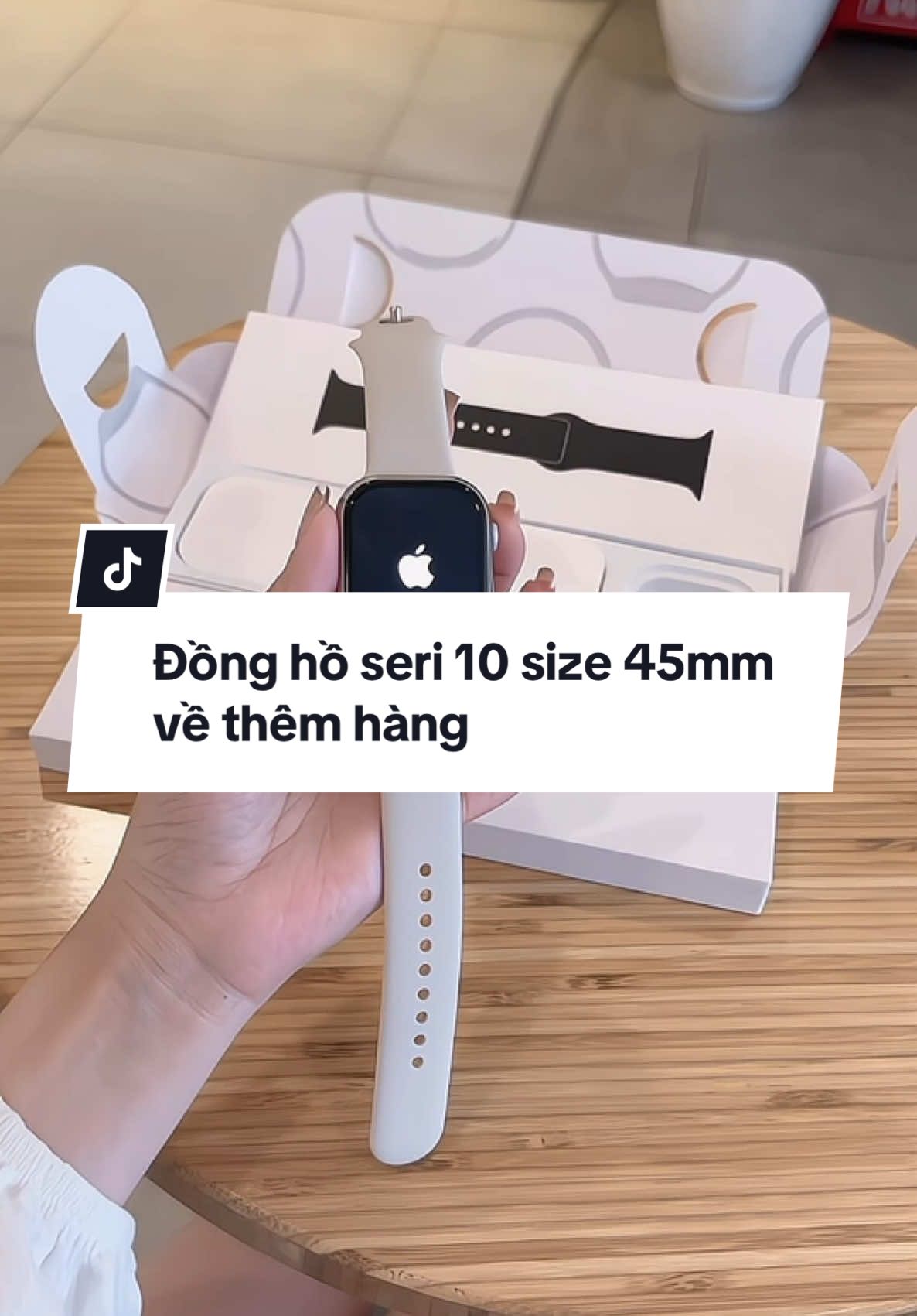 Đồng hồ seri 10 size 45mm em về thêm #donghothongminh #thinhhanh #smartwatch #trending #xuhuong #nhidongho #viral 