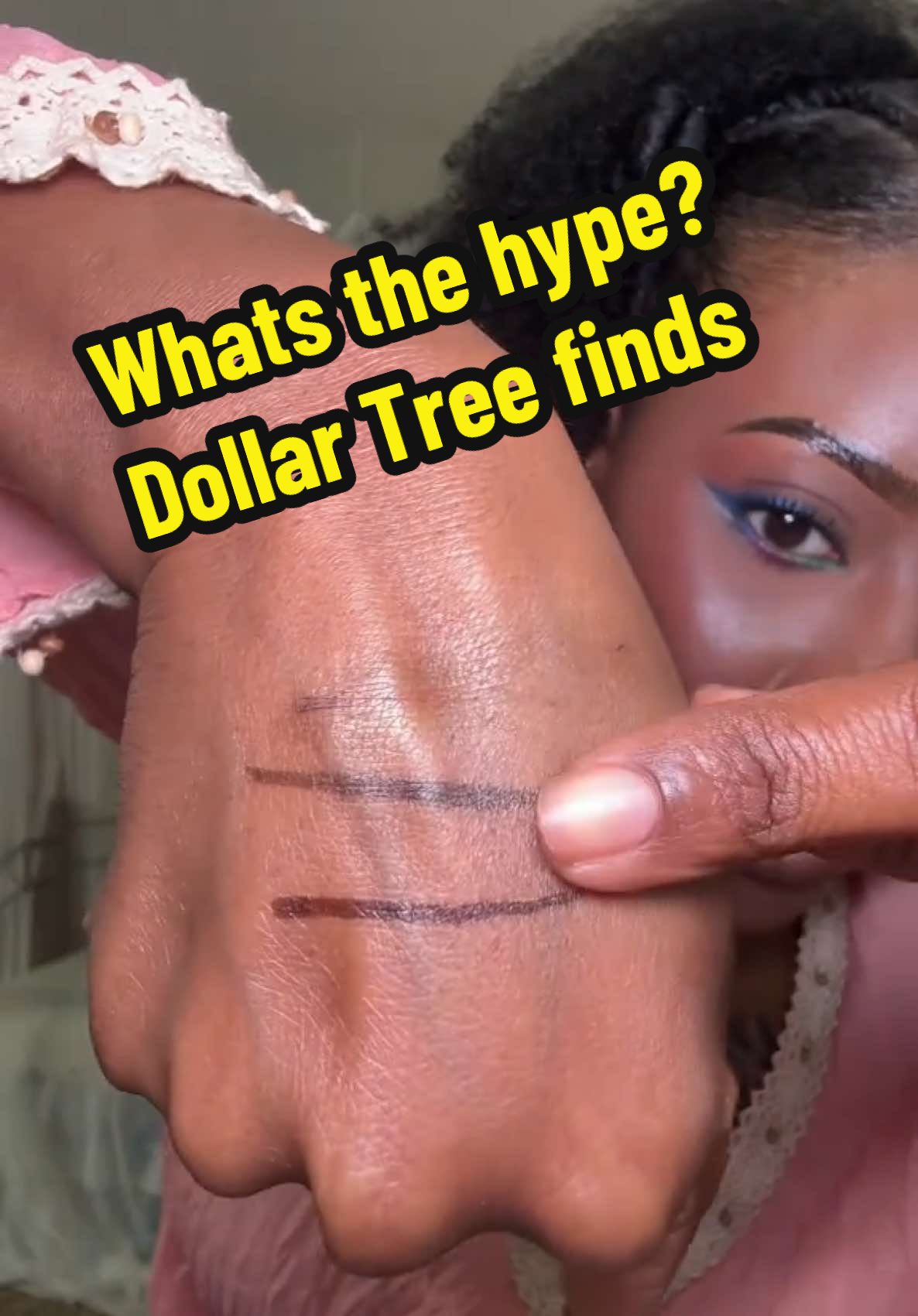 What’s the hype? Dollar tree finds 🌳  #productreview #beautytips ##whatsthehype #dollartreefinds