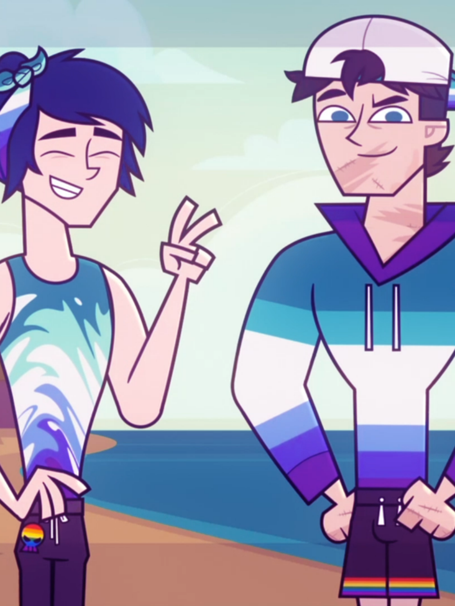 Pride month greeting edit <3 I'm so excited for June, can't wait to share all the greetings we got for the month! #adventurecamp #disventurecamp #campamentodesventura #disventurecampcarnivalofchaos🎪🔥 #fypシ