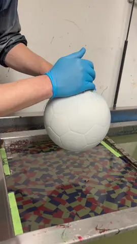 Hydro Dipping Football #satisfyingvideo 