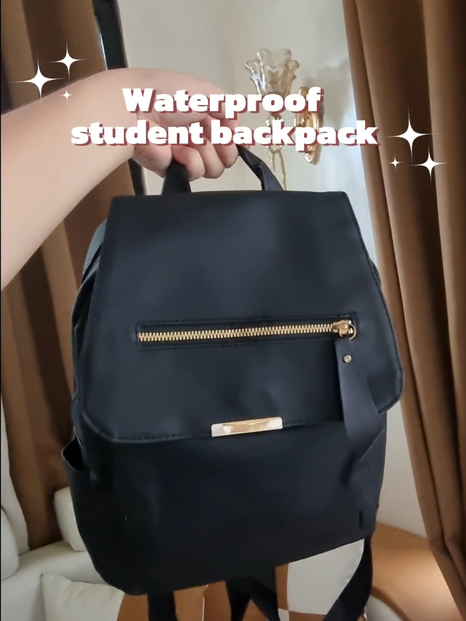 Best student backpack, waterproof nylon material with lots of compartments. Ang ganda ng quality nito mi 😍 #backpack #studentbackpack #studentbag #bags #koreanbags #bagsforwomen #bagsoftiktok #waterproofbag #fashionbag #bagrecommendation #womenbag 
