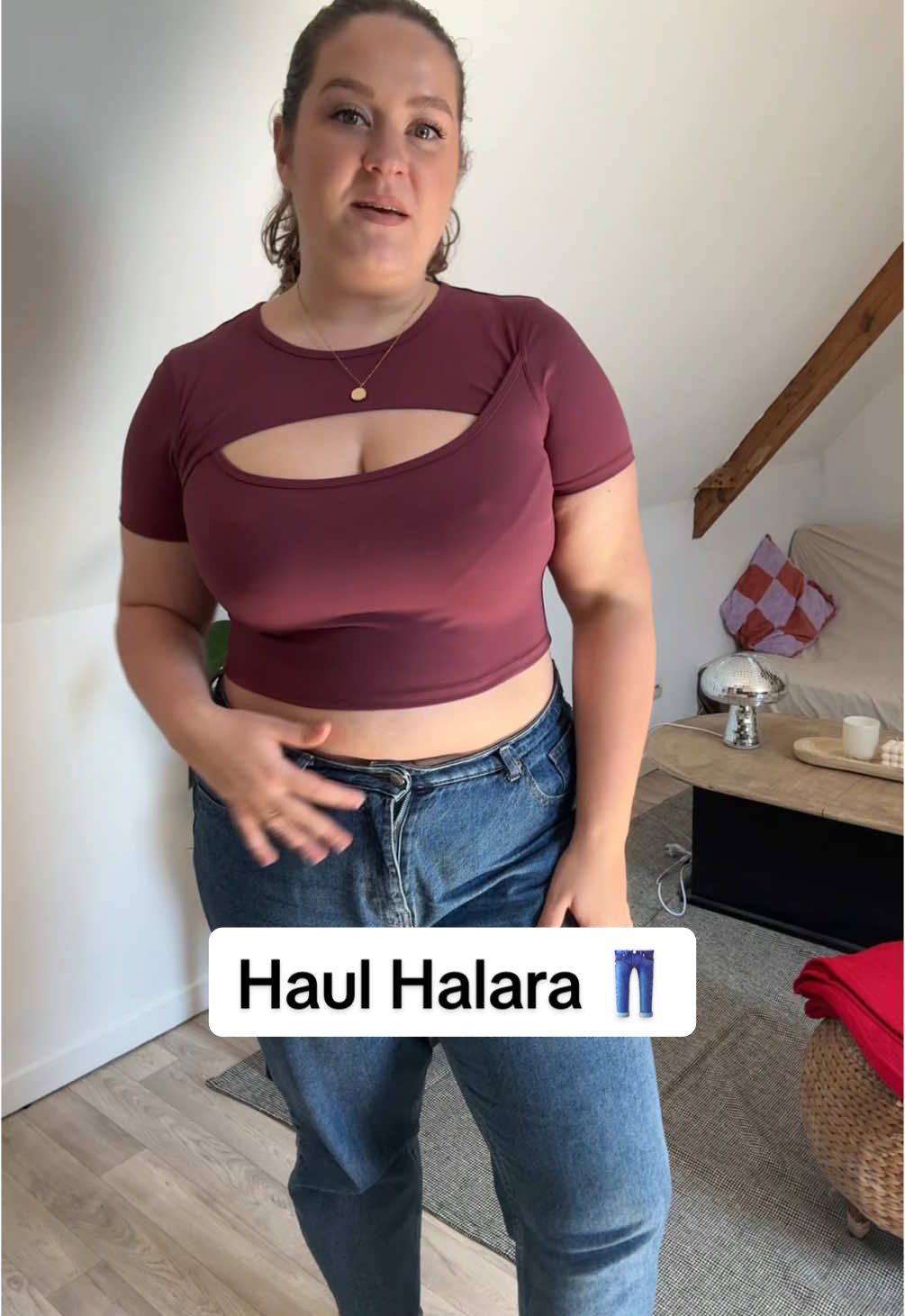 Haut @Halara_official (produits offerts)  Je fais 1,70m et je porte une taille 44/46  Collaboration commerciale : produits offerts 