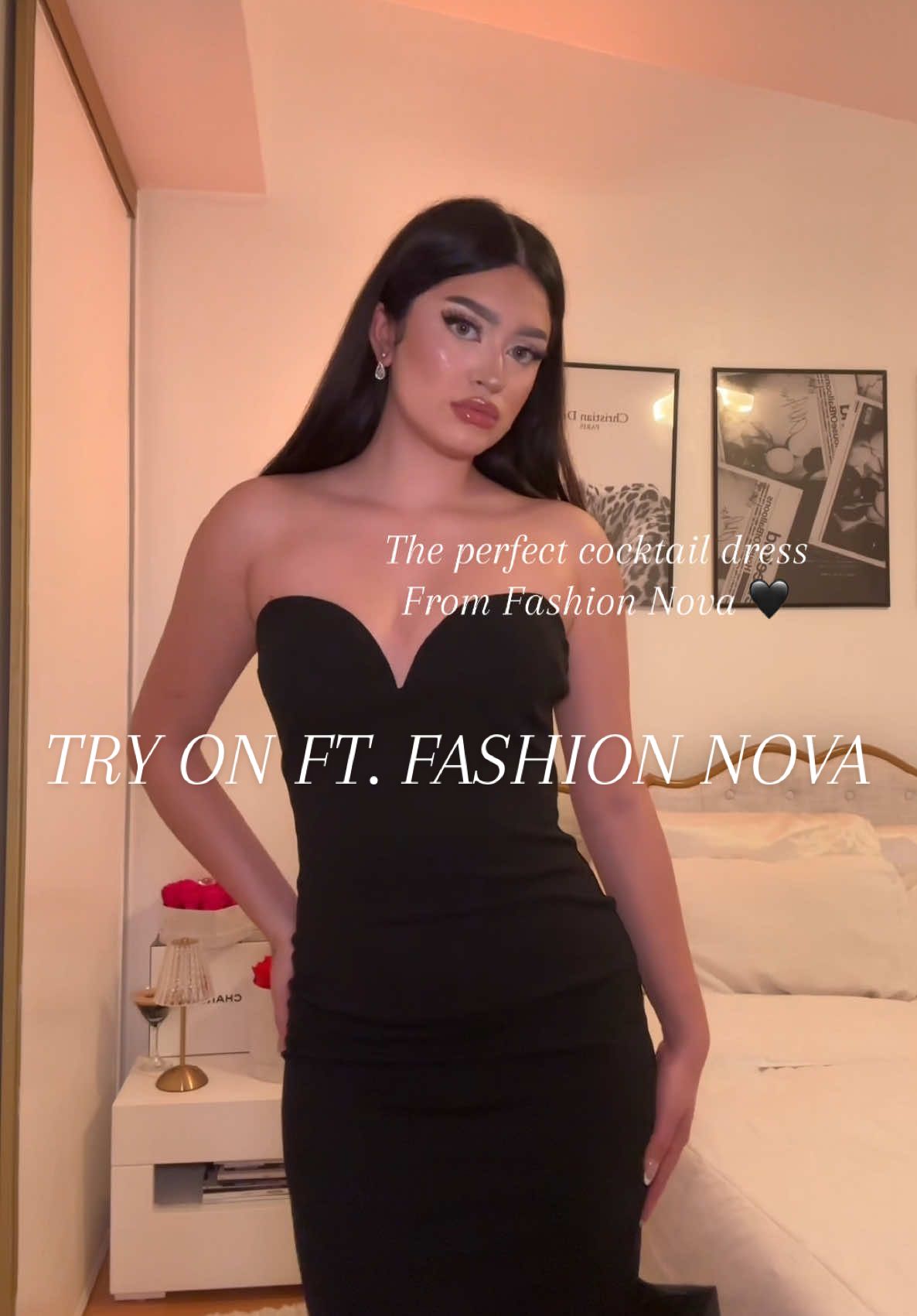 Even perfect for date night, let me know what you think ☺️ @Fashion Nova  #datenightoutfit #datenightdress #cocktaildress #formaldress #sexydress #fashionnova 