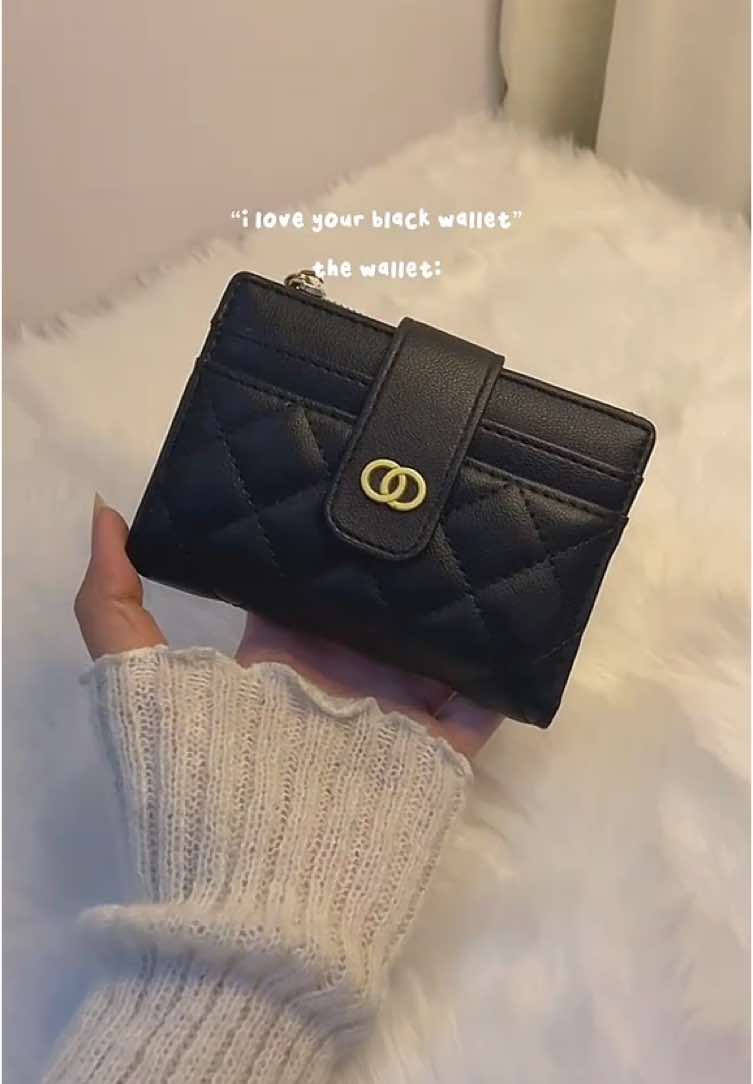 black wallet from @Seaglocabagph #seagloca #seaglocawallet #seaglocaph #walletforwomen #blackwallet #classywallet #elegantwallet #wallet #tiktokviral #viral 