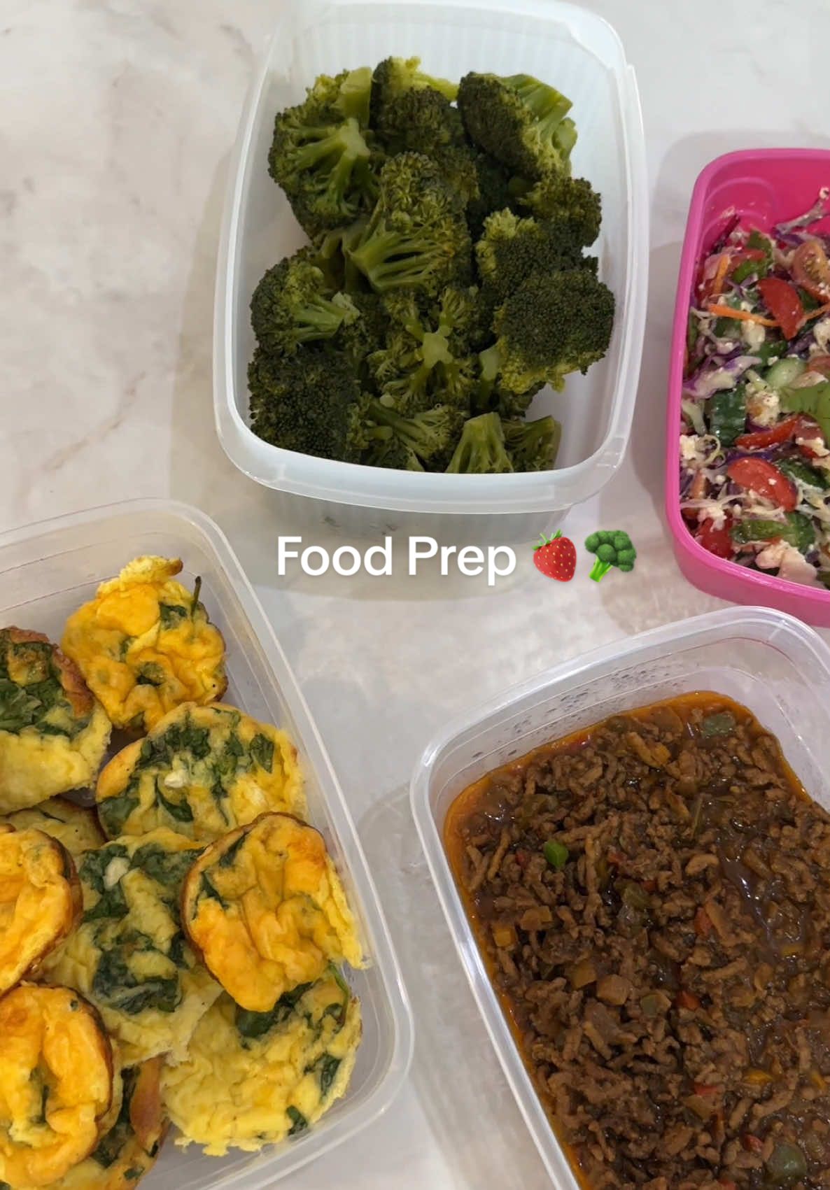 Weekly Food Prep 🥦🥗 #foodprep #mealprep #routine #schoollife #fyp 