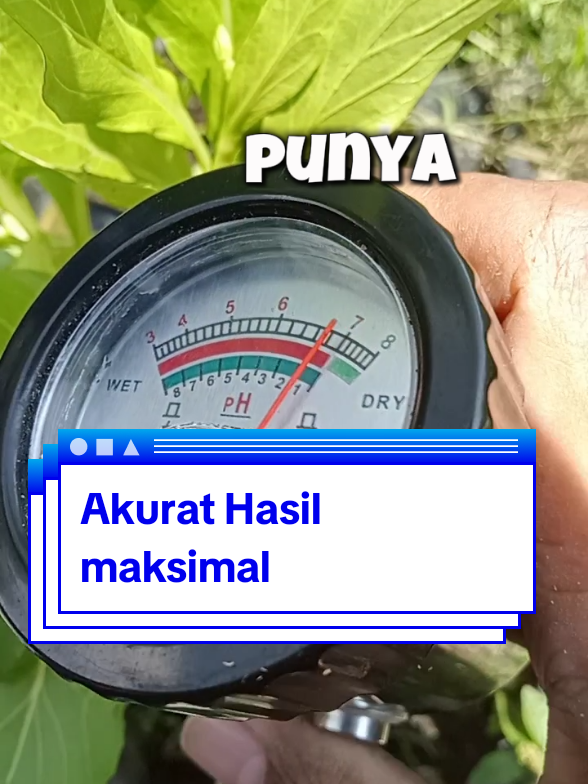 Alat ukur PH tanah yang akurat agar hasil panen bisa maksimal dan tanah subur  #alatukurphtanah #urbanfarming 