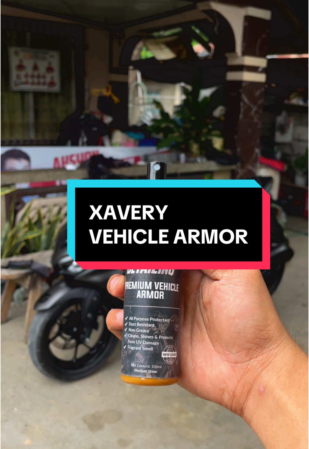 Xavery Premium Vehicle Armor dagdag proteksyon 🔥 #xavery #xaverypremiumvehiclearmor #armorwax #premiumwash #spray #motorcycleaccessories #motorcycletiktok #motorcycle #motorcycleessentials 