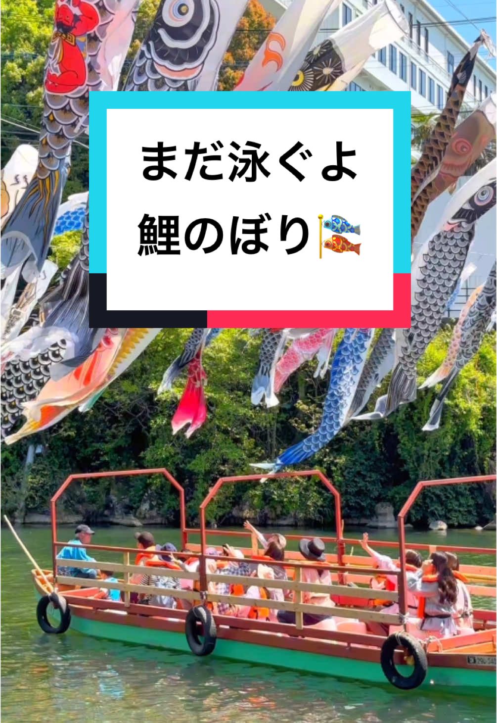 👇屋形船乗ったので混雑状況レポ🎏 子どもの日、なんてしてないなぁ〜 って人もまだ間に合うよ✌️ 佐賀川上峡の春まつりは、 今週末までやってるからぜひ行ってみてね！ @sana.nagasaki⇦GWおでかけ情報 九州の嵐山と呼ばれるココでは 5/18まで、約300匹のこいのぼりが 優雅に泳ぐ姿が見れるよ🎏 屋形船に乗って鯉のぼりを見上げることも◎ 出店も充実してるし、目の前にあるお店 『白玉饅頭』はもちもちでめちゃうま！ みたらし団子とかも売ってるよ🍡 店内での飲食もOK！食べてみて〜☺️✨ 📣体験レポ 整理券配布は9:45〜で 10:00すぎに着いたら 1番近い駐車場は満車🈵 第二駐車場からは歩いて5分ちょいくらい！ 駐車場は全て無料なのありがたい◎ すぐに屋形船の受付に行ったけど、 11:30からの乗船になったぁ🥲 10:00,10:30,11:00....って感じで 船がでるのは30分間隔！ 一回に15人くらいまでしか乗れない！ 乗るのに年齢制限はないけど、 ライフジャケットを着れない人は❌ 赤ちゃん...抱っこ紐でいいんじゃ？ って思ったけど、ライフジャケット着れないので 乗船できないとのことでした🥲 待ち時間は鯉のぼりと写真撮ったり、 白玉饅頭食べに行ったりしてたら 意外とあっという間だった🙌 子どももライフジャケット着て、 屋形船に乗り込んで15~20分くらい 川をゆっくりと進んで 元いた場所に戻ってくるよ 鯉のぼりの真下を通るから 触ったりもできるよ◎ 私たちが体験終わった後（12時前）も まだ、受付枠は残ってたよ🙌 今週末天気どうかなぁあ😭 船運行しますように… 今年行けない人も 来年のために保存しといてね✅ ___________________________________ 🎏川上峡春まつり 【期間】開催中〜5月18日（日） 【場所】 佐賀市大和駅入橋付近 （佐賀市大和町大字川上1） 観光屋形船【よどひめ号】 ［運  航  日］～5月18日（日）の日・祝 ［運航時間］10:00-16:00 ［乗船時間］約30分 ［料       金］大人1,000円中学生以下500円 ※整理券を９：４５より配布。事前予約不可。 ※荒天等諸般の状況により運休する場合あり。 ※ライフジャケット（子ども用）が着用できない場合には乗船不可。 ※ペット同伴の乗船不可。 🥟白玉饅頭本家ときわ家🥟 〒840-0214 佐賀県佐賀市大和町大字川上９５１−６ 【駐車場】無料 長崎市から約1時間14分 佐賀大和ICから14分 🚘周辺の観光など🚘 ・どんぐり村 ・アマンディ（プール） ・古湯温泉 ・オーシャンカートランド ___________________________________ 🐣さな (@sana.nagasaki）🌸🌷 長崎に住む３姉妹のママが 子連れで楽しめる情報を発信👒👧 ▷ママに役立つ情報、アイテム🍼👶 ▷子連れで楽しい遊び場、飲食店🥣💫 他の投稿みてみる▶︎@sana.nagasaki 〜〜〜〜長崎（九州）の企業さまへ〜〜〜〜 このアカウントでは、 長崎（九州）の親子で楽しめるスポットや イベントをフォロワーさんにお伝えしたい！ という思いを込めて日々発信しております。 お仕事や掲載のご依頼は、dmにて承っております。 どうぞ、お気軽にご相談くださいませ。 〜〜〜〜〜〜〜〜〜〜〜〜〜〜〜〜〜〜〜〜 #佐賀#佐賀お出かけ#佐賀おでかけ#佐賀子連れ#佐賀スポット#佐賀イベント#川上峡春まつり#白玉饅頭