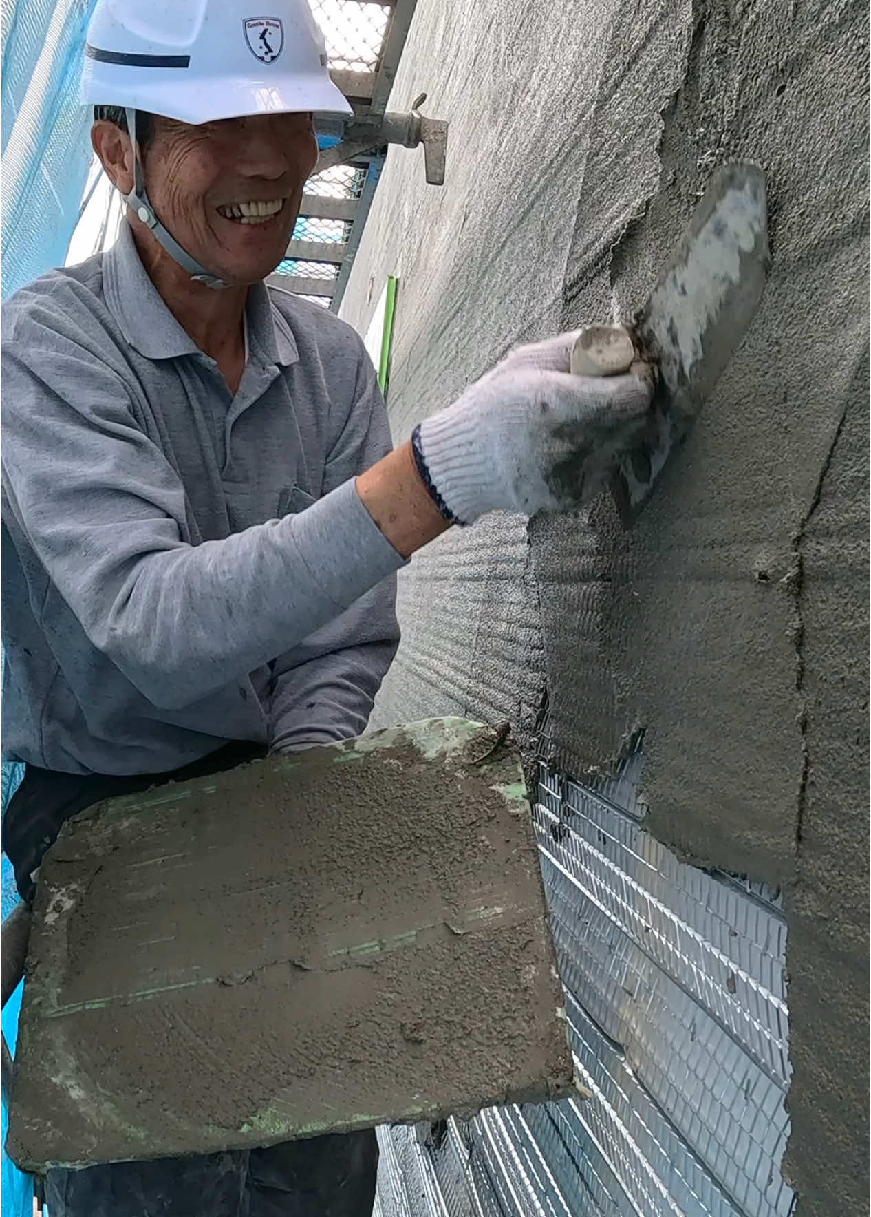 毎日コツコツ。 淡々と。 #ゲーテハウス #design #japan  #craftsmanship  #plaster  #mortar  #work