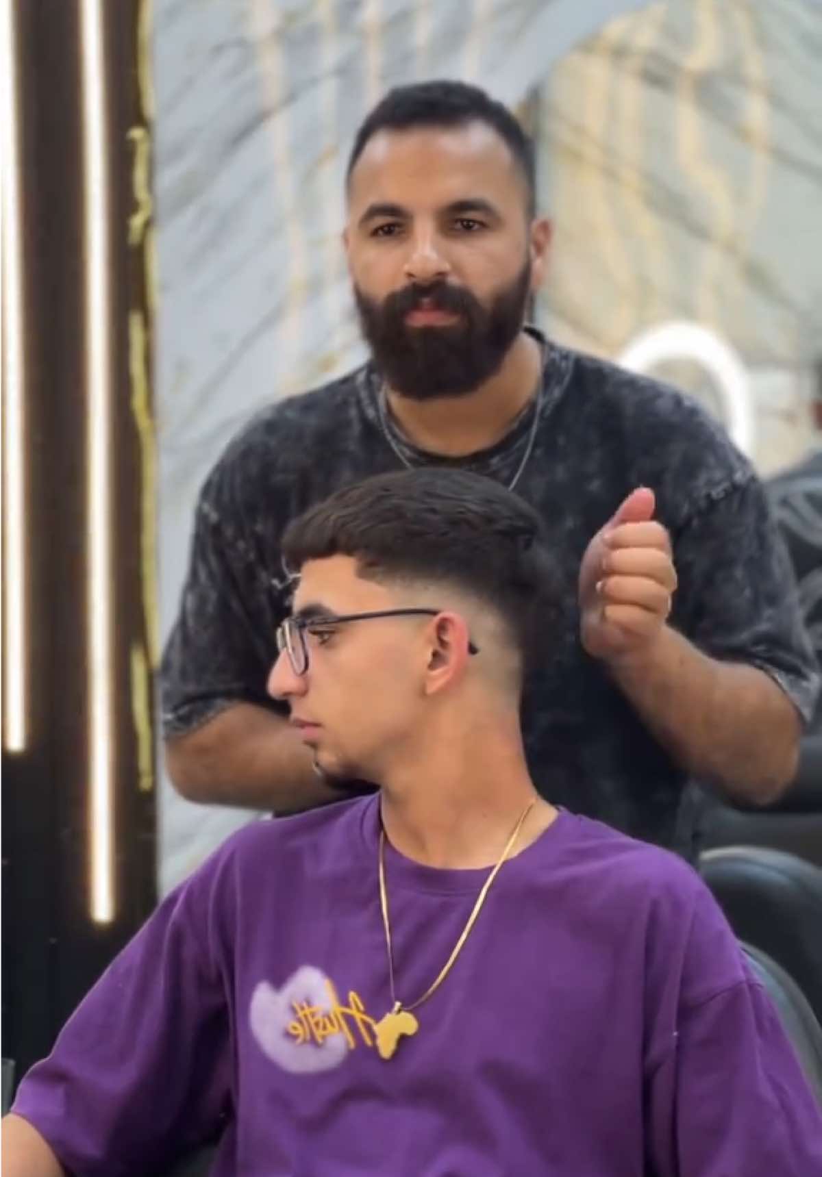 الفلتر اختار French crop مش بازكت👌💈✂️ #hairstyle #haircut #frenchcrop #شكشك_مصر✂️ 