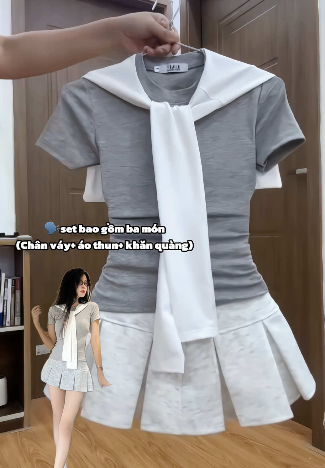 Mùa hè không biết mặc gì tặng cho các nàng set ba món cực xinh ạ #TTSThoiTrend #thinhhanh #tiktok #xuhuong #fyb #thoitrangtiktok #review #TikTokShopThoiTrend #tipsphoido #moingaymotoutfit #setdonu 