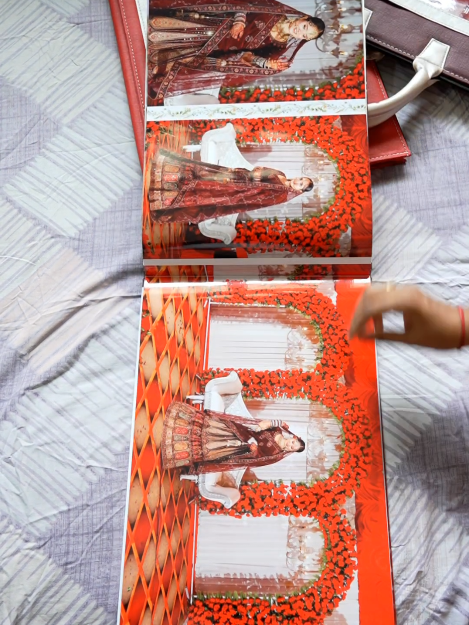 Karizma Album Designing and Printing Services Available Now. Book Your Date. #weddingphotography #dharan #karizmaalbum #photobook 