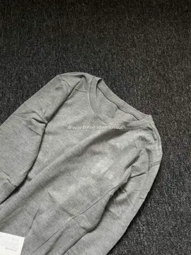 Bahan lembut ademm warna abu✨#crewneck #atas #atasanwanita #atasanviral#crewneckmurah  