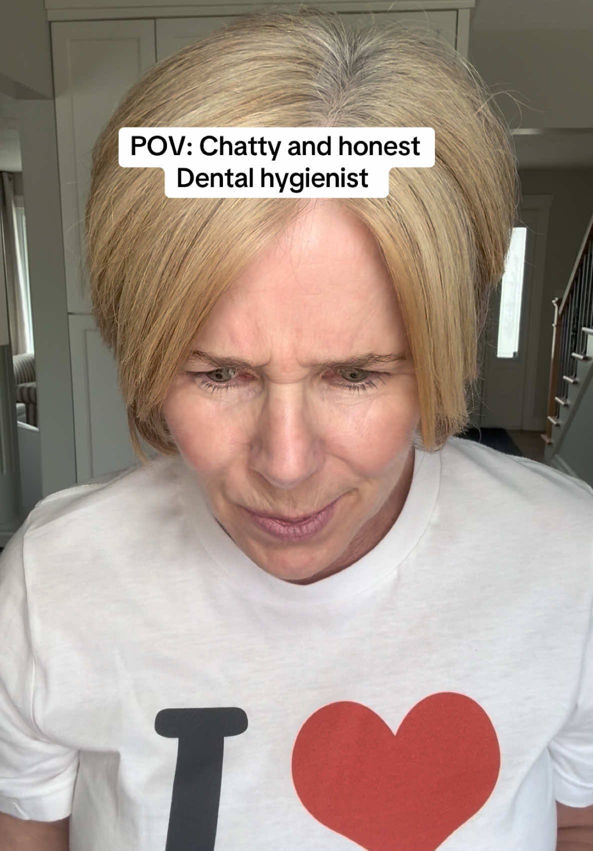My dental hygienist gives me honest feedback. And she had a hell of a year in grade 5 poor thing. #dentalhygienist #tartar #funnyvid #comedyreels #comediansoftiktok #relatablecomedy #toothbrush #breadtok #dentist