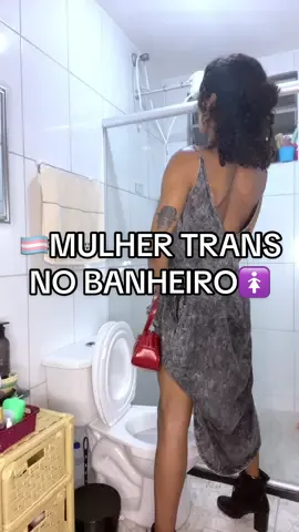 🏳️‍⚧️ Como a sociedade acha que mulheres trans usam o banheiro:  - mulher trans no banheiro feminino  #trans #mulhertrans  @ＡＹＡ𝖫𝗂𝖻𝖺𝗋𝗂𝗇𝗈🍇✨𓆃 