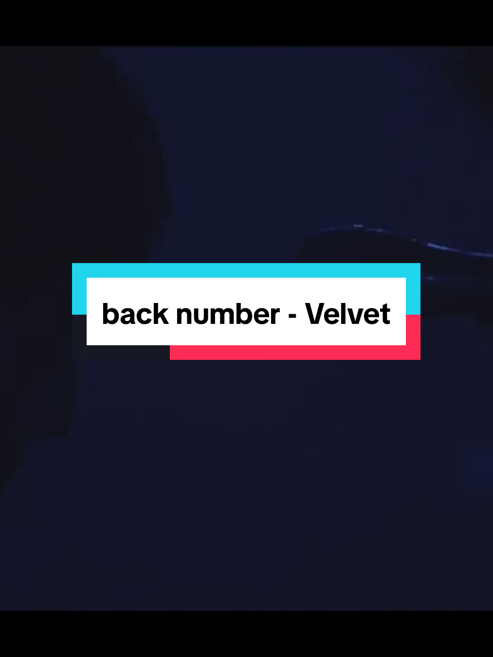 back number - Velvet (ベルベットの詩) #backnumber  #backnumber2023  #inyourhumortour2023  #velvet  #ベルベットの詩  #lirikterjemahan  #jpop  #fyp 