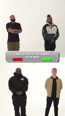 Which of us would survive the longest in the wild?  📹 Full video out now on Log Cabin 