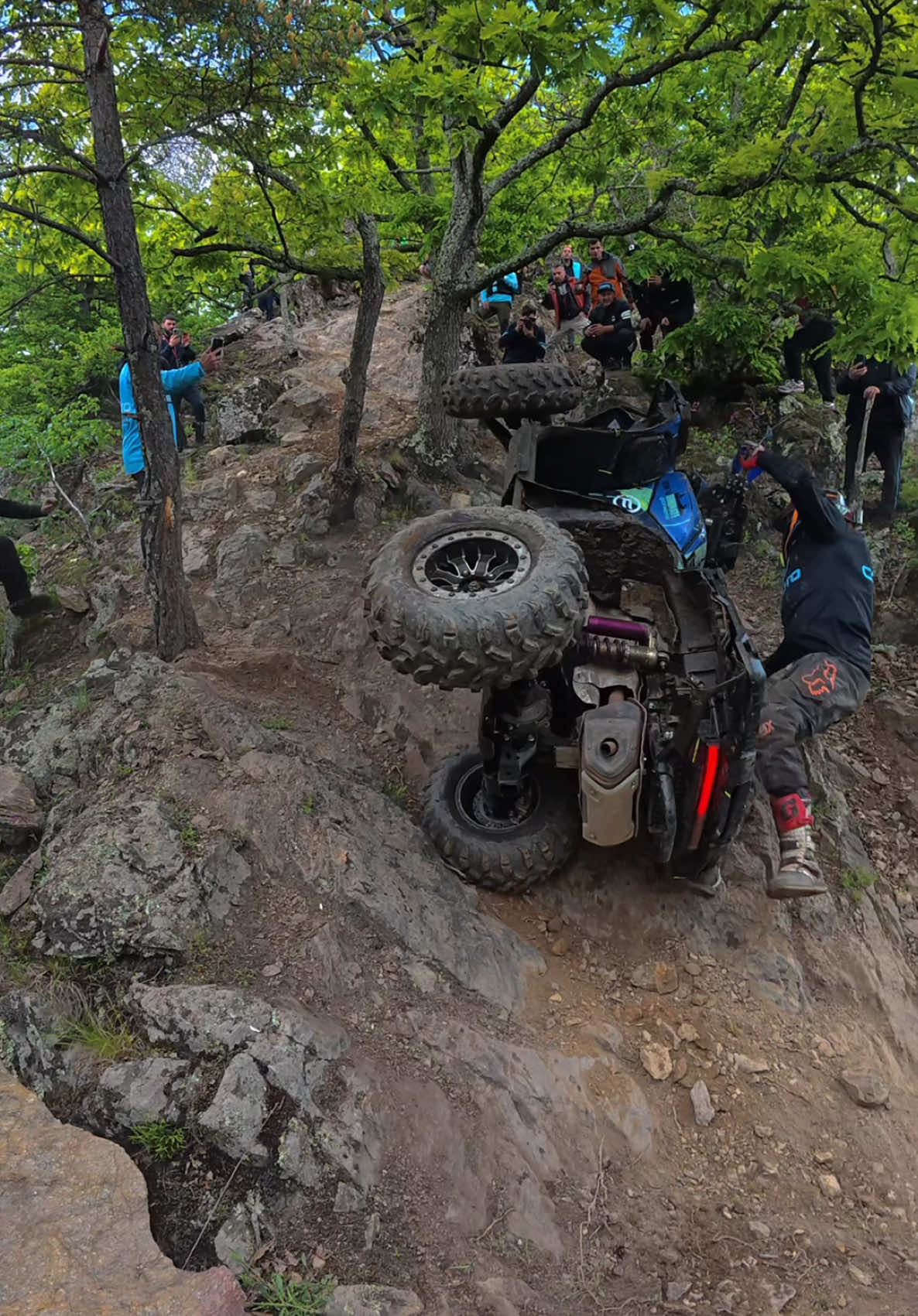 You can feel the adrenaline in the air around these riders. #cfmoto #extreme 
