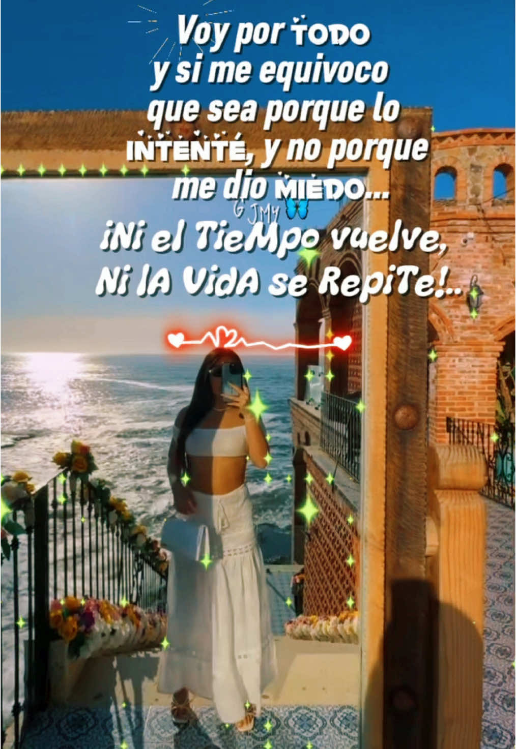 Voy por todo💯 y si me equivoco, que sea porque lo intenté, no por miedo ✌️ #amorpropio #frasesparadedicar #sonrieysefeliz #actitudpositiva #parati #CapCut #creatorsearchinsights 