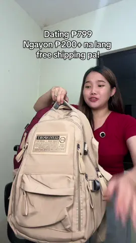 Replying to @♥️@anie Grabe ang laki ng binaba omg swerte ng makakapag checkout! #backpack #schoolbag #travelbag #largecapacitybag 