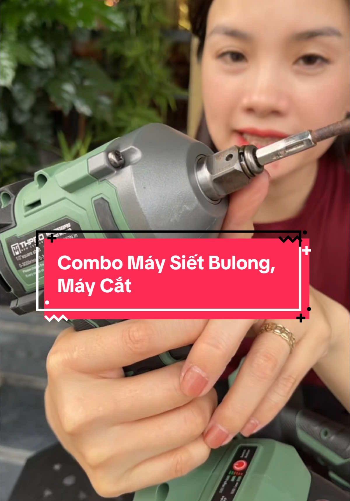 Combo Máy Siết Bulong, Máy Cắt #thanhmai92 #cokhi #pin #maycat #thpro #maysietbulong 