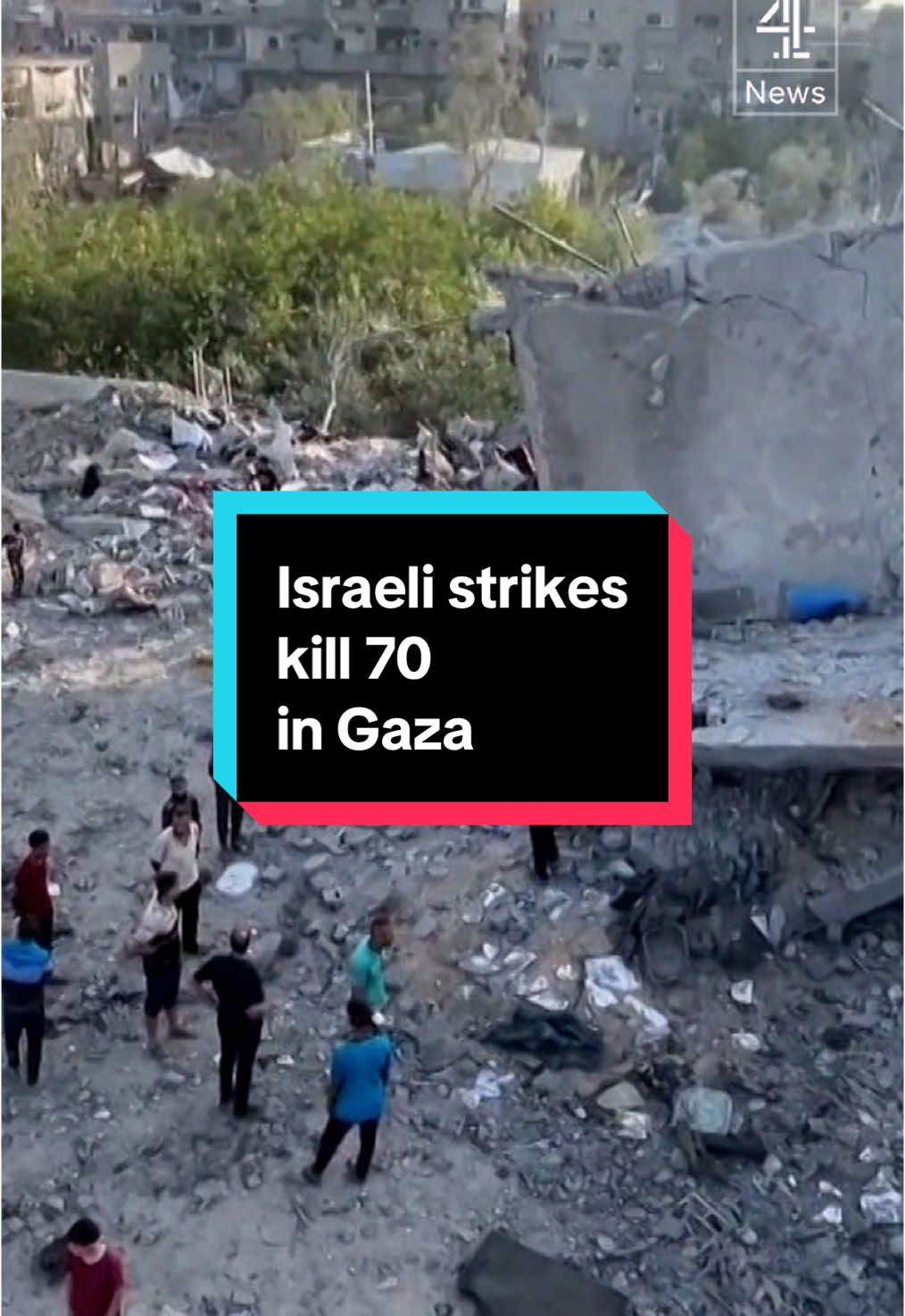 Israeli airstrikes killed 70 people overnight in Gaza, including 22 children. The European Hospital complex in Khan Younis was among the buildings hit. #Gaza #Israel #GazaIsraelWar #KhanYounis #MiddleEast #Channel4News