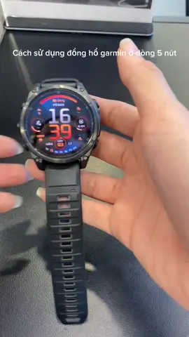Cách sử dụng đồng hồ garmin ở dòng 5 nút#garmin #tpvinh_nghệan #Running 