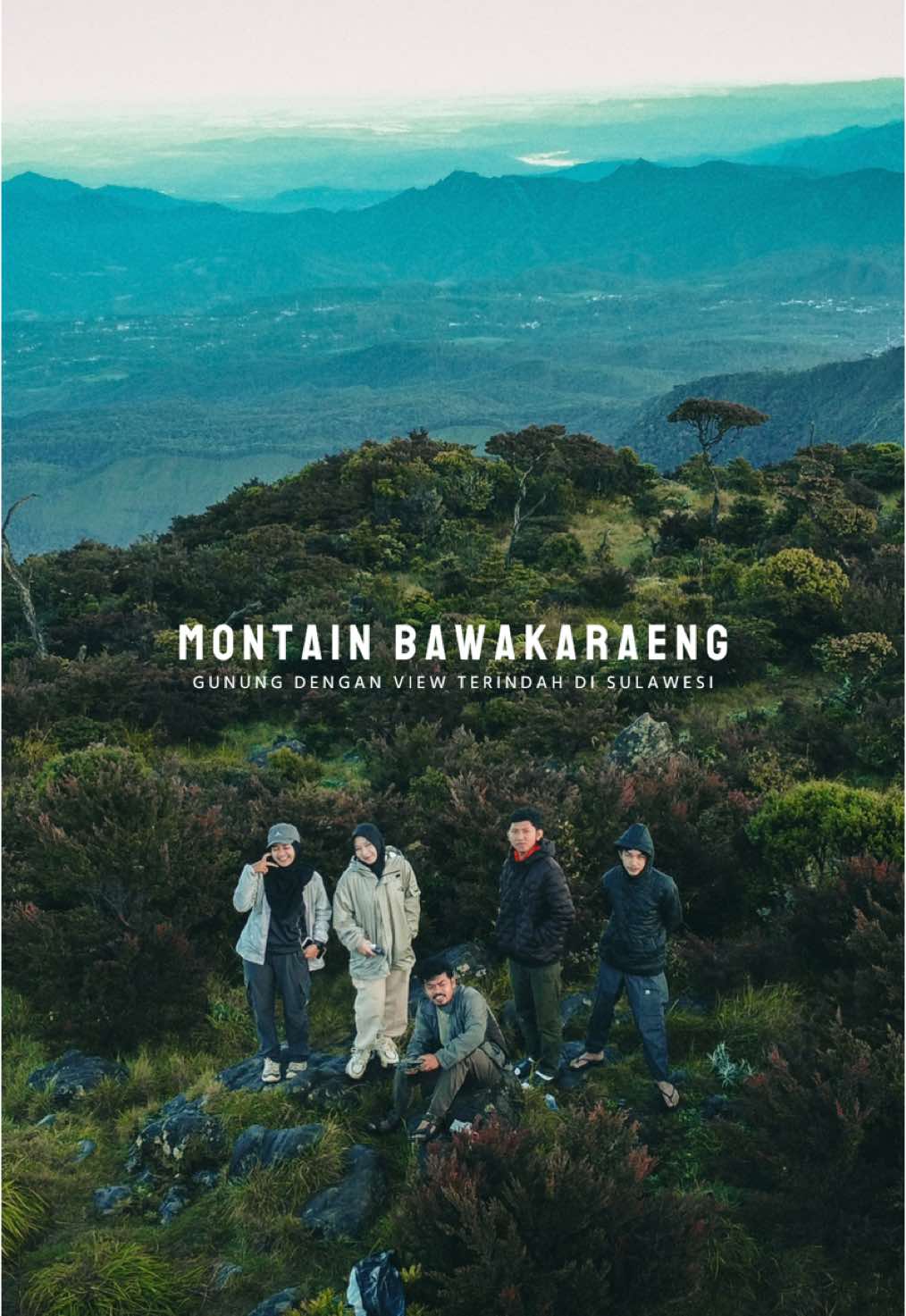 Salah satu gunung dengan track dan view terindah di sulawesi   #bawakaraeng2830mdpl #pendakigunung #drone #cinematic 