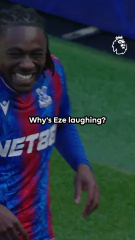 Eberechi Eze was enjoying himself 😂 #PremierLeague 