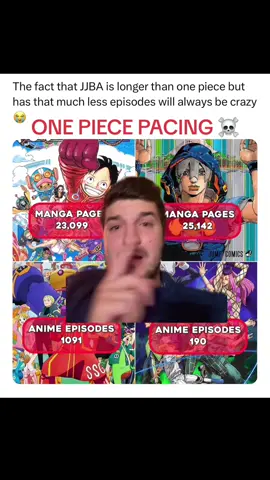 I love One Piece but the pacing has to be pointed out #onepiece #jojos #pacing 